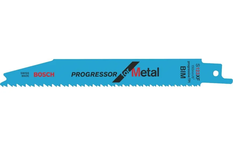 Bosch Professional Säbelsägeblatt S 123 XF Progressor for Metal, 100 pièces