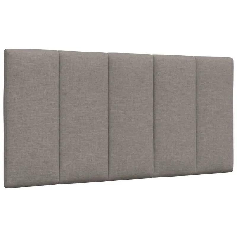 Kopfteil-Kissen "Hanko" Taupe 100 cm Stoff