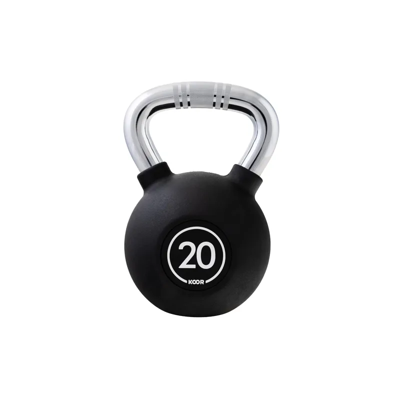 KOOR Kettlebell 20 kg, Schwarz