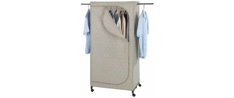 Wenko Kleiderschrank Balance mit Rollen 75 cm x 160 cm, 1 Stück