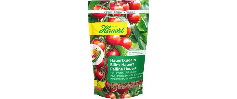 Hauert Langzeitdünger for Tomaten and Balkongemüse, 40 pieces