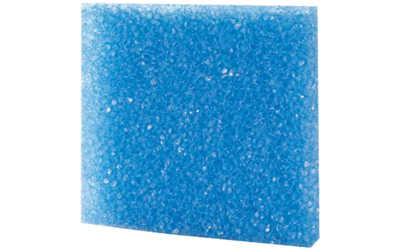Hobby Aquaristik Filterzubehör Filterschaum fein, Blau, 50 x 50 x 3 cm