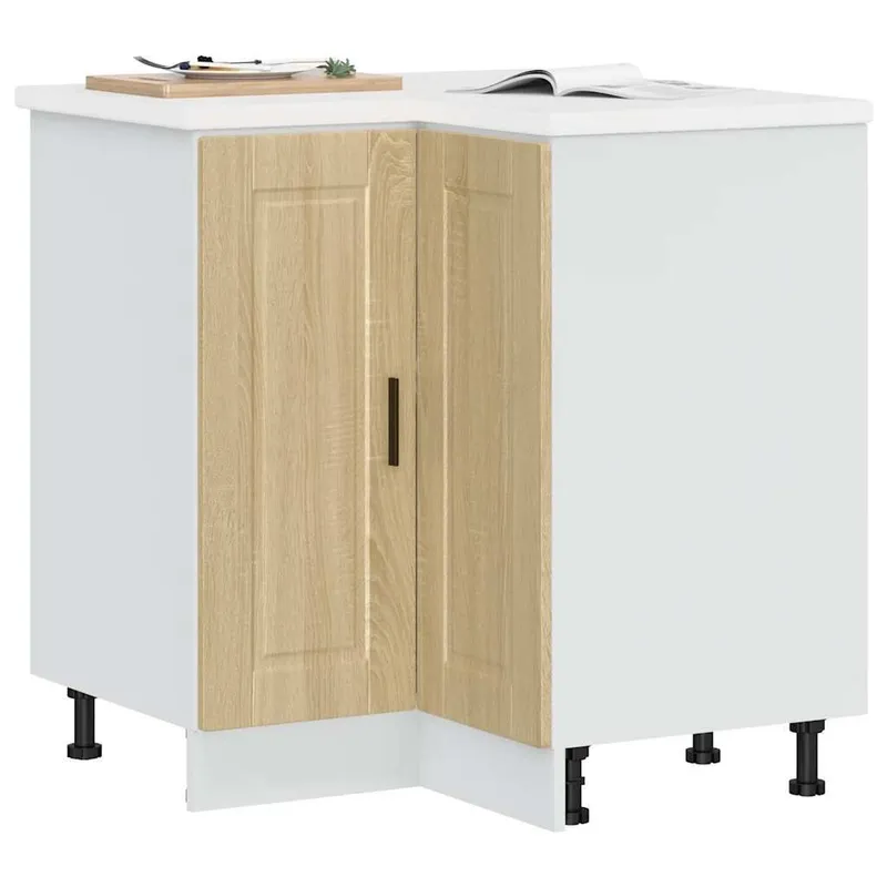 Küchen-Eckunterschrank Porto Sonoma-Eiche derivato del legno