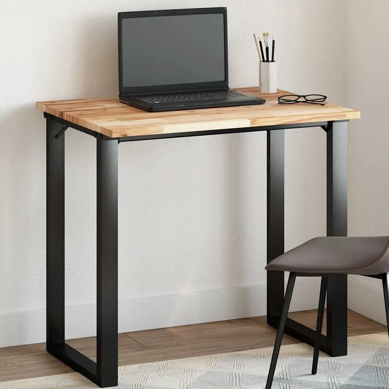 Tischplatte Rechteckig 80x60x2 cm legno massiccio acacia
