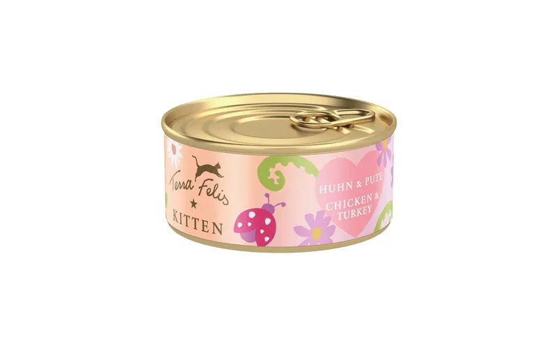 Terra Felis Nassfutter Kitten Huhn & Pute 70 g