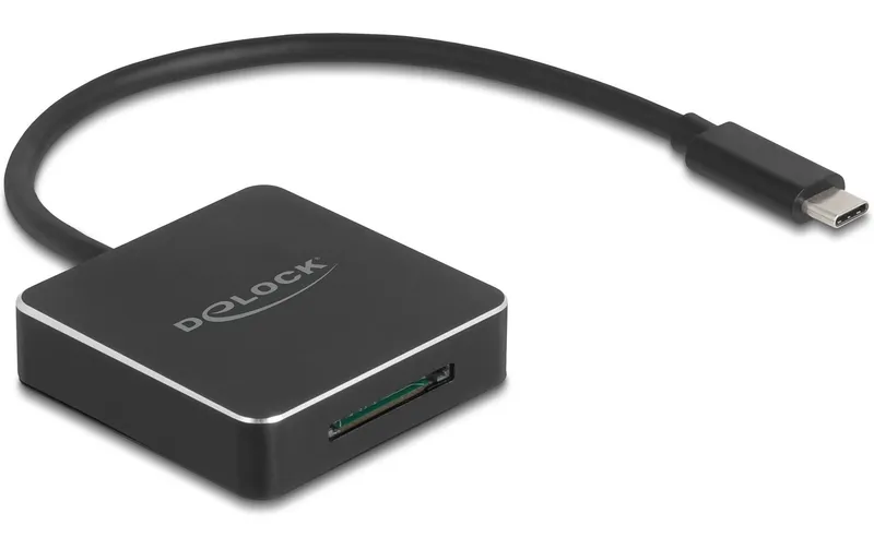 Delock Card Reader Extern USB-C 10 Gbps pour SD Express