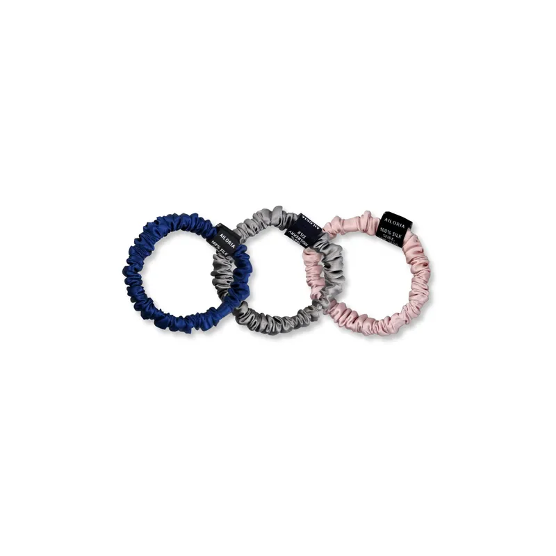 Ailoria DOUX Set 3 Scrunchies S aus Seide
