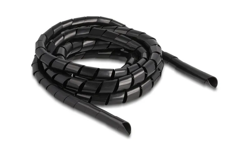 Delock Spiroschlauch flexibel 2 m x 14 mm Schwarz
