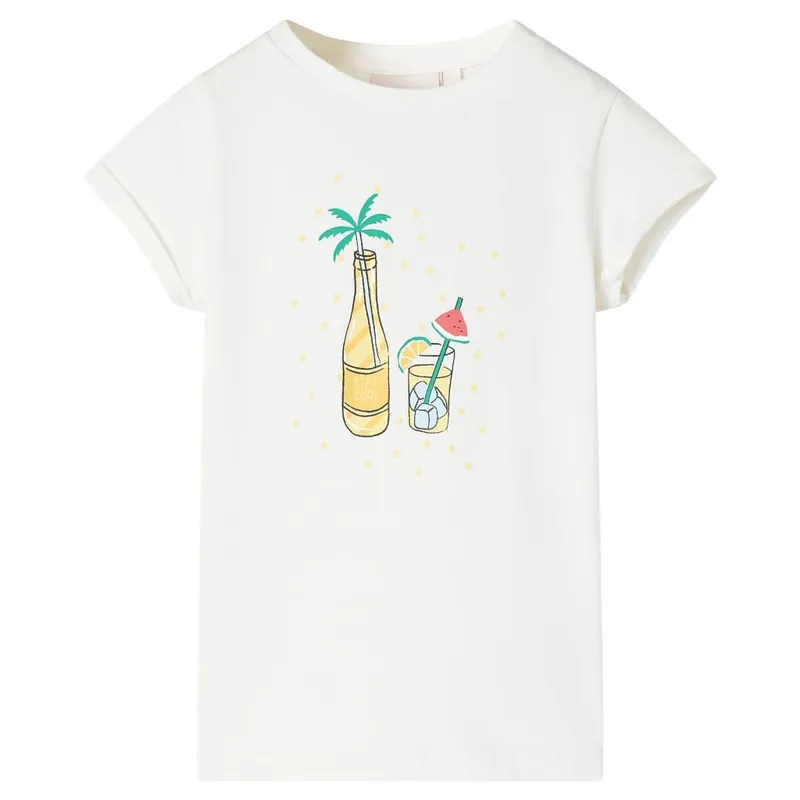 T-shirt pour enfants écru 128
