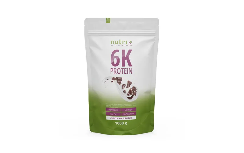 Nutri+ Pulver Vegan 6K Protein Schokolade 1000 g
