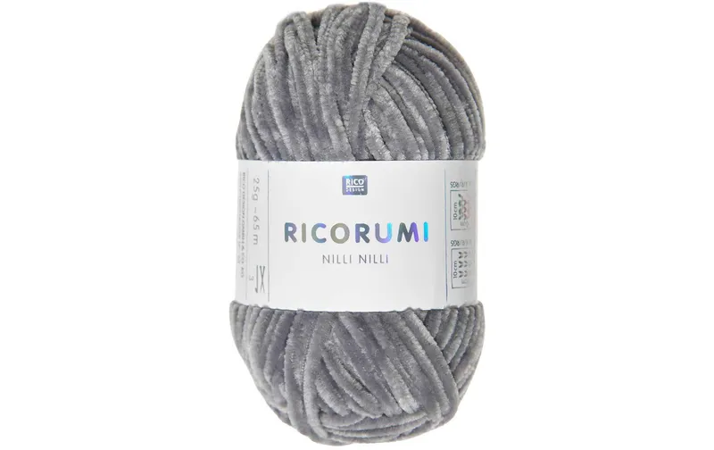 Rico Design Wolle Ricorumi Nilli Nilli Dunkelgrau