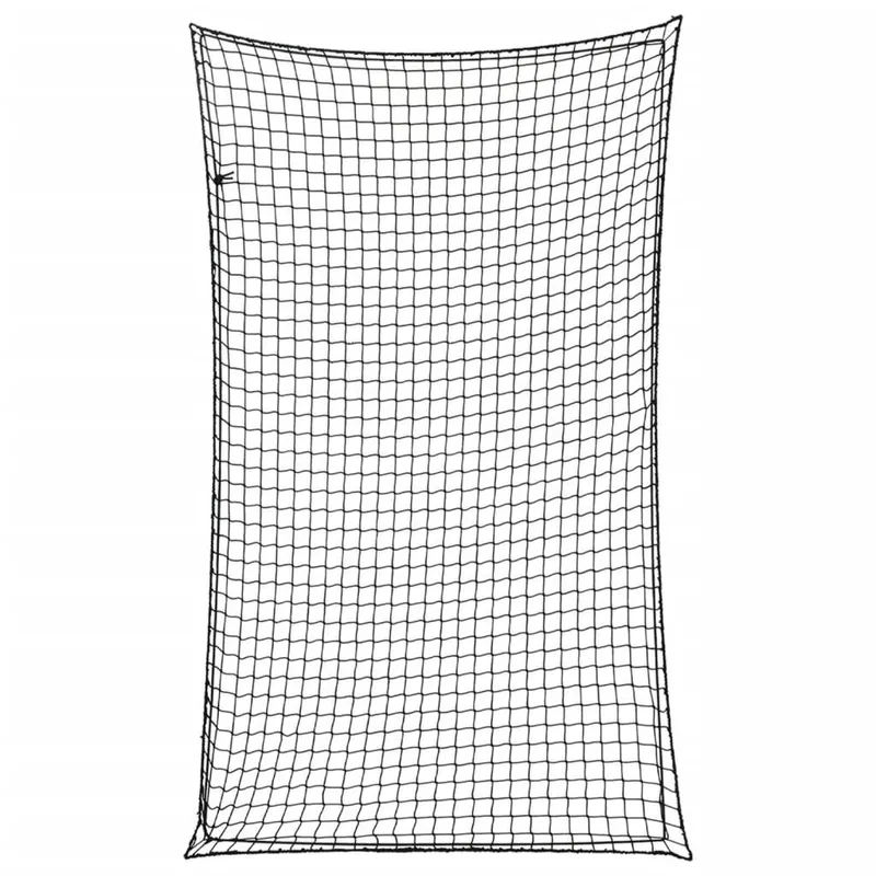 Anhängernetz mit Gummiseil Schwarz 5x3 m PP