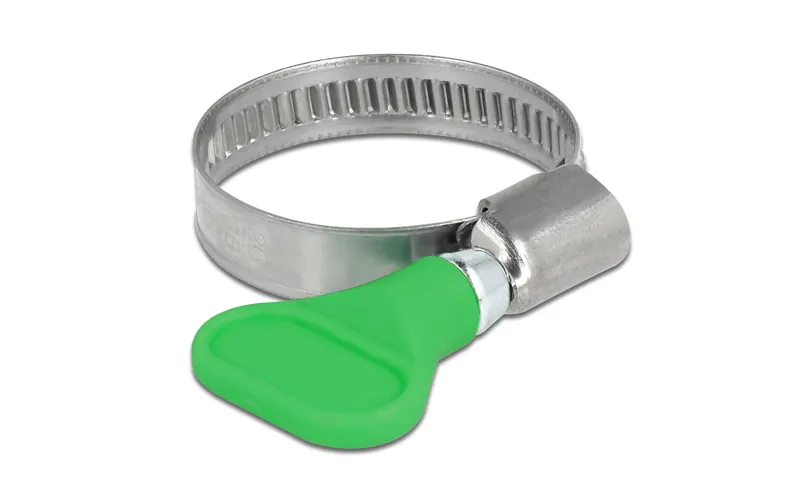 Delock Schlauchschelle Edelstahl 400 SS 20-35 mm, verde 5 pezzi