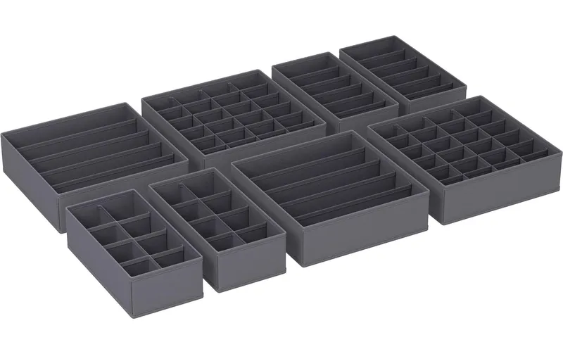 Songmics Aufbewahrungskorb 8 pieces, grey