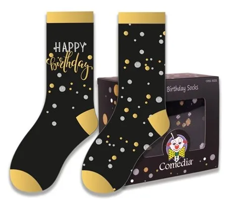 Geschenksocken Happy Birthday