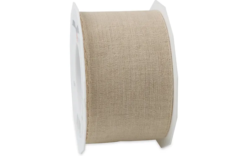 Pattberg Textilband Leinen 60 mm x 15 m, naturalee
