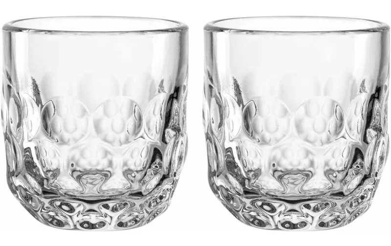 LEONARDO Cappuccino Becher Gocce 1 60 ml, 2 pièces, transparent