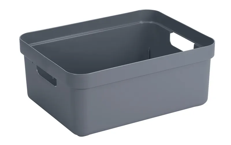 Sigma Home Aufbewahrungsbox 24 l Dunkelblau/grey