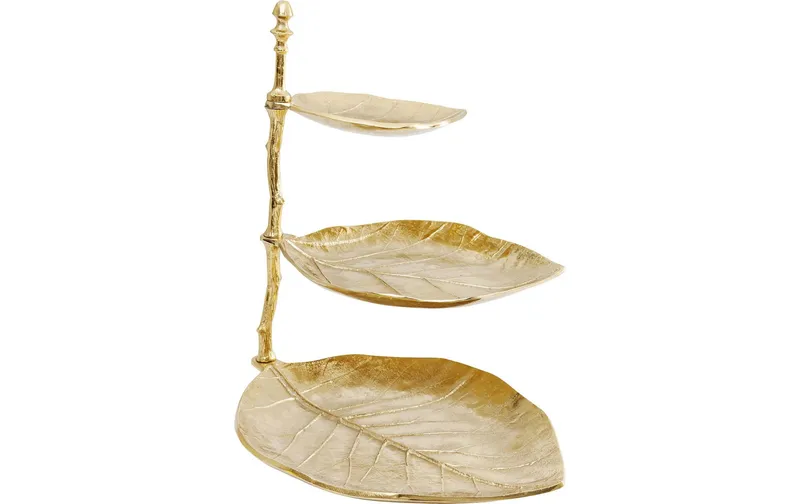 Kare Etagere Leaf Gold