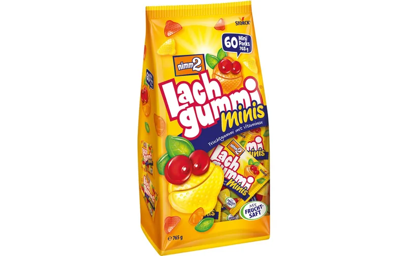 Storck Gummibonbons Nimm2 Lachgummi Minis Mega-Pack 765 g