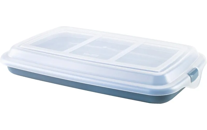 Ibili Behälter per Wurstwaren Aufschnitt 24.8 x 14.4 cm, blu