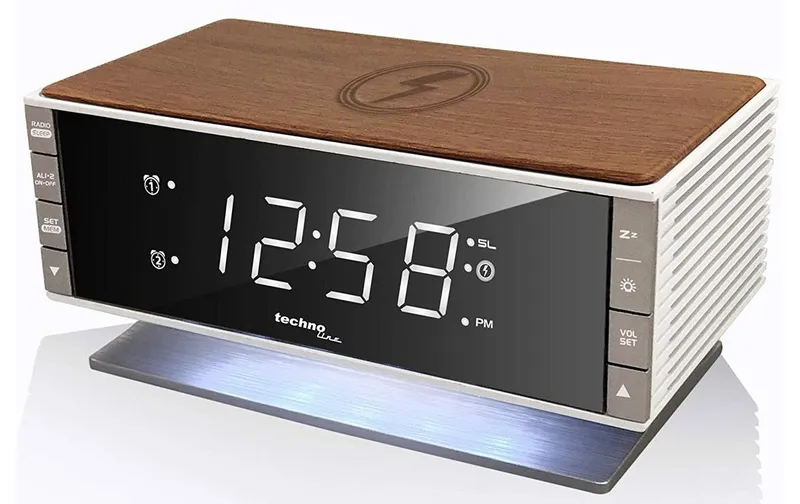 Technoline Digitalwecker WT487 brown/white