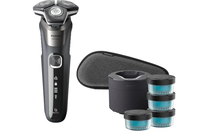 Philips Herrenrasierer Series 5000 S5887/69 mit Reinigungsstation