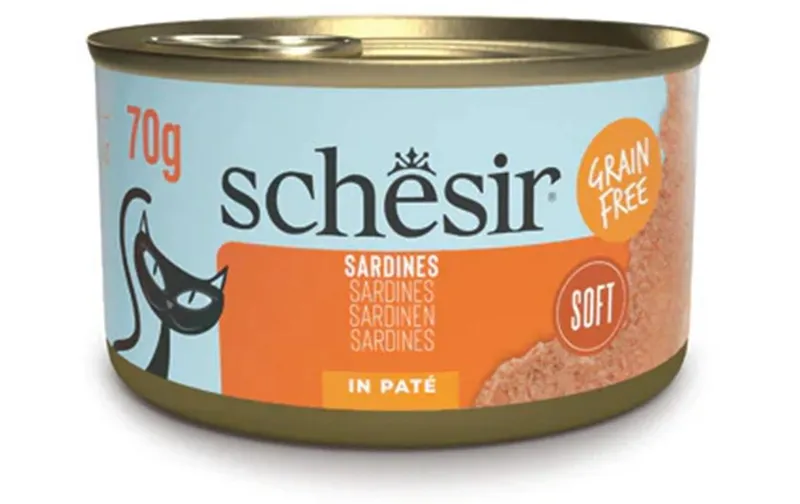 Schesir Nassfutter Sardinenpastete 70 g