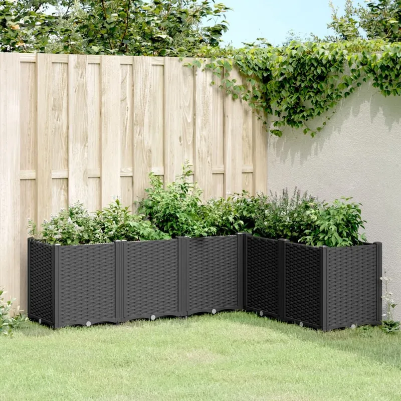 planter black 160x120x53 cm PP