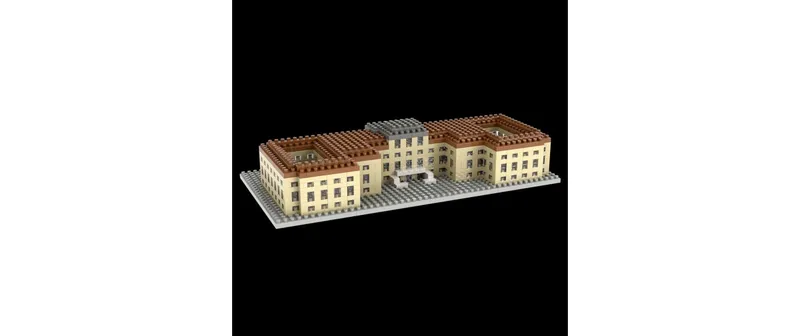 BRIXIES Bausteinmodell Schloss Schönbrunn gross in 1004 Teilen