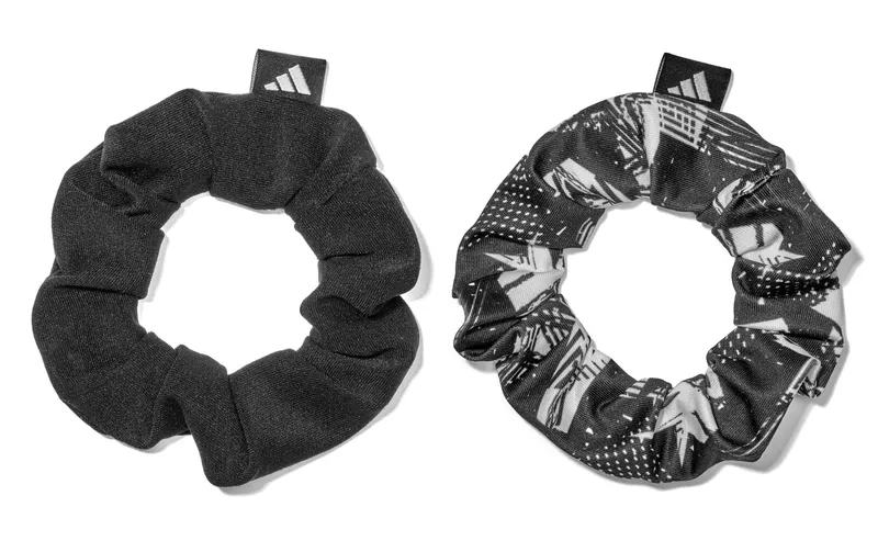 adidas Hair Scrunchies nero e bianco