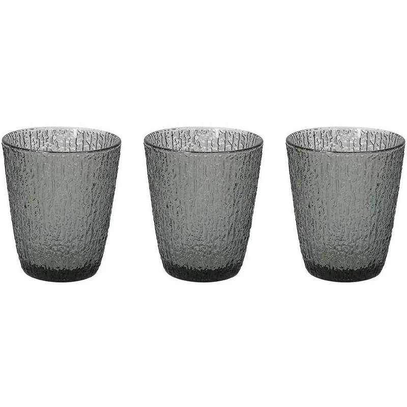 Tognana Tognana Verres à boire Davor 280 ml, 3 pièces, Gris