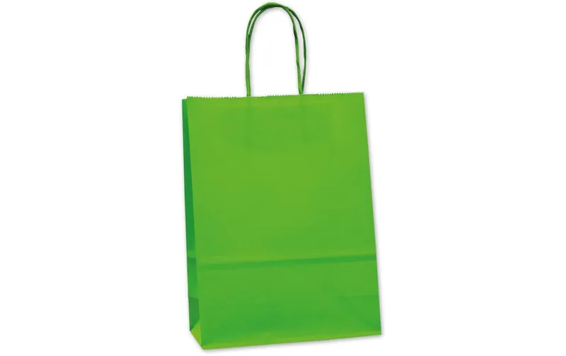 ELCO Geschenktasche 18 x 8 x 24 cm, 25 pezzi, verde