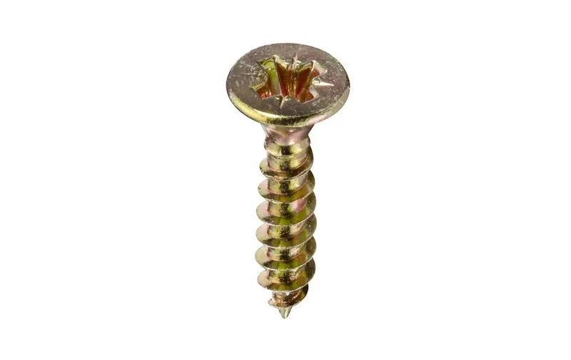 FTM Spanplattenschrauben Senkkopf 4 x 12 mm Stahl, 25 pièces