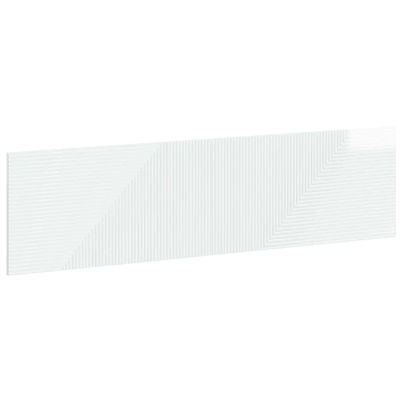 Wandmontiertes Kopfteil HAARLEM Hochglanz bianco derivato del legno