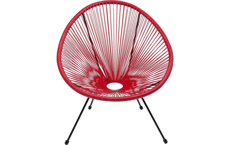Kare Stuhl Acapulco rosso