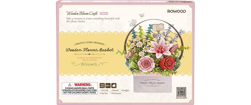 Rowood Bausatz Blumenkiste con Griff