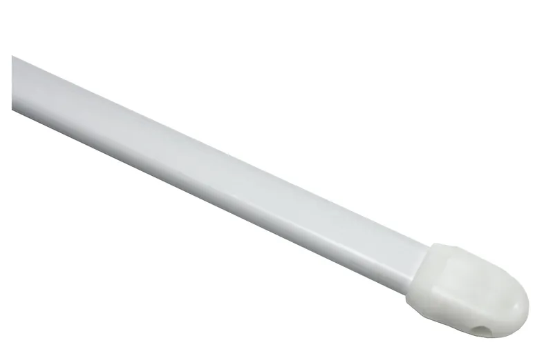 Gardinia Vorhangstange flachoval, 30-50 cm 2 pezzi, bianco