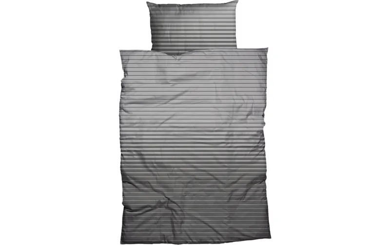 Nobilium Duvetbezug Weilo 160 x 210 cm, antracite/Silber