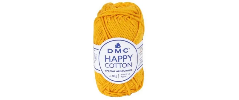 DMC Baumwollgarn naturela Happy Cotton Goldgelb