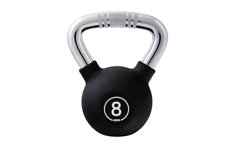 KOOR Kettlebell 8 kg, Schwarz