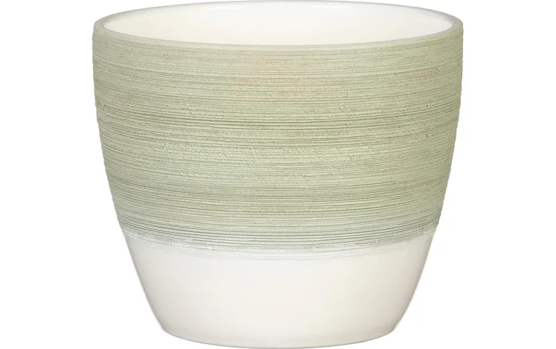 scheurich Blumentopf Matcha Cream 950, 19 cm, vert