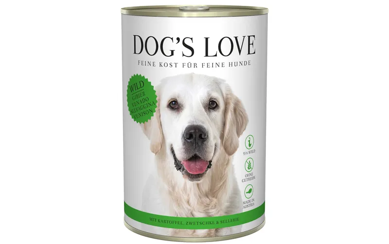 Dog's Love Nassfutter Adult Wild, 400 g