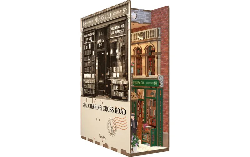 Tonecheer Bausatz Book Nook 84 Charing Cross Road