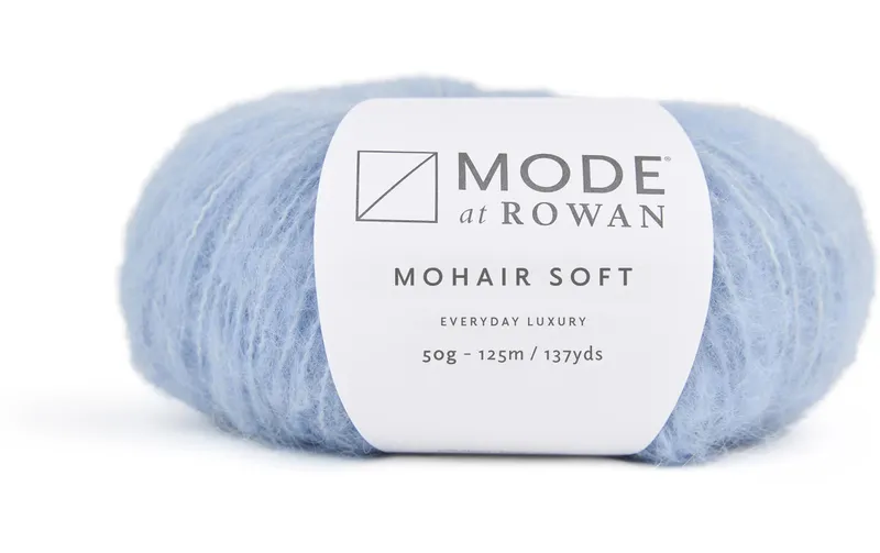Mode at Rowan Wolle Mode Mohair Soft 50 g, 125 m, Hellblau
