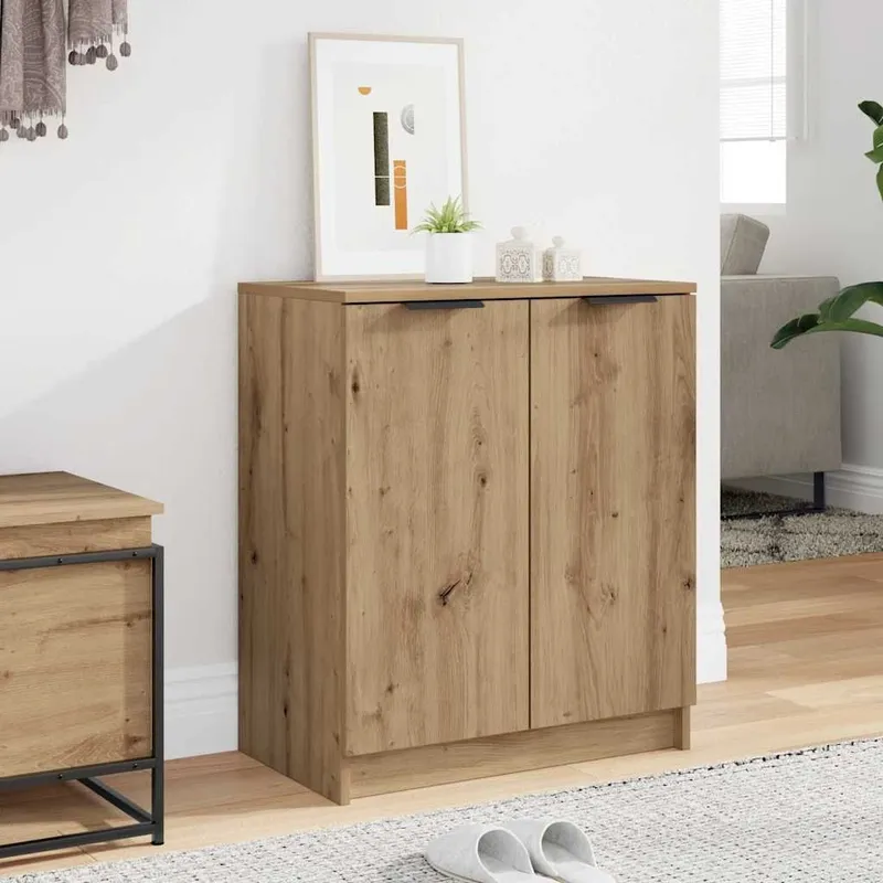 Schuhschrank Artisan-Eiche 59x35x70 cm Holzwerkstoff