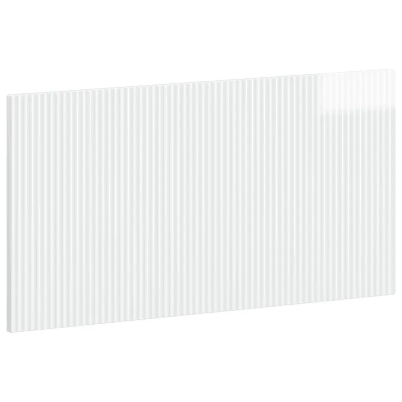 Tête de lit murale ARNHEM Blanc brillant Bois d'ingénierie