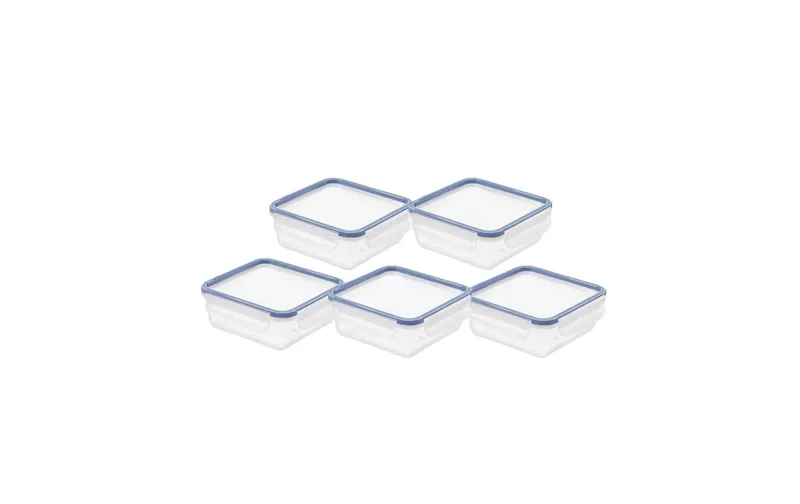 rougeho Set Frischhaltedosen CLIC & LOCK 5 tlg. 4 l, transparent