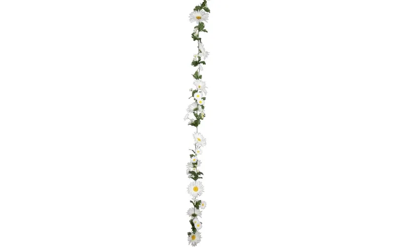 Dekomat AG Kunstpflanze Gänseblümchengirlande 180 cm
