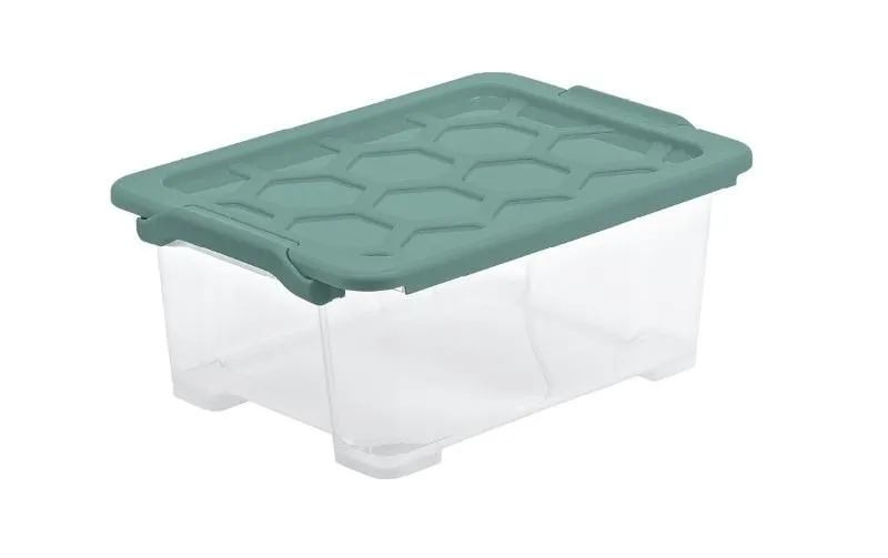 redho Aufbewahrungsbox Evo Safe 11 l, transparent/green